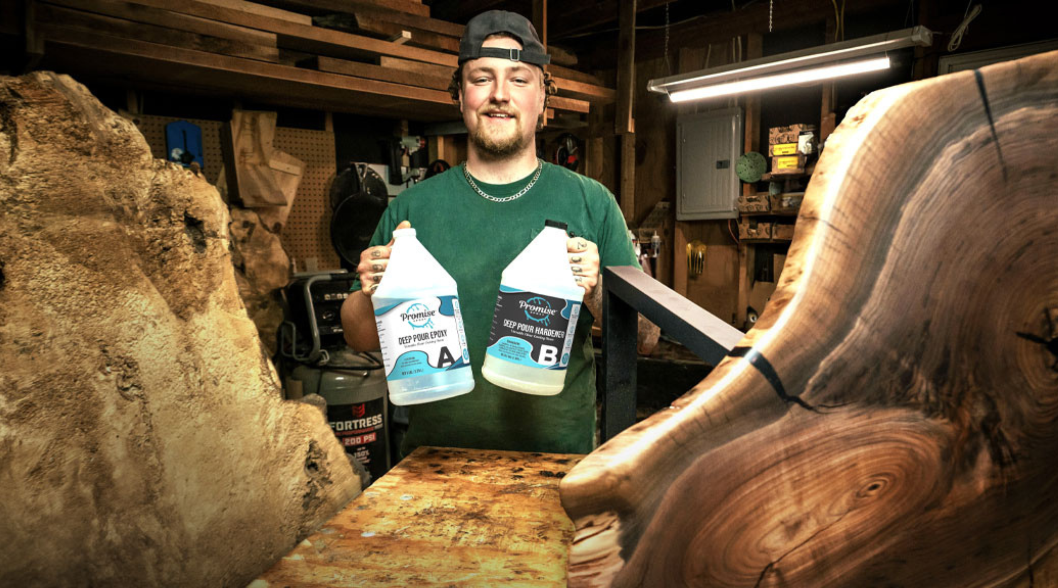 How to Build a Live Edge Coffee Table With Resin: Step-by-Step Guide