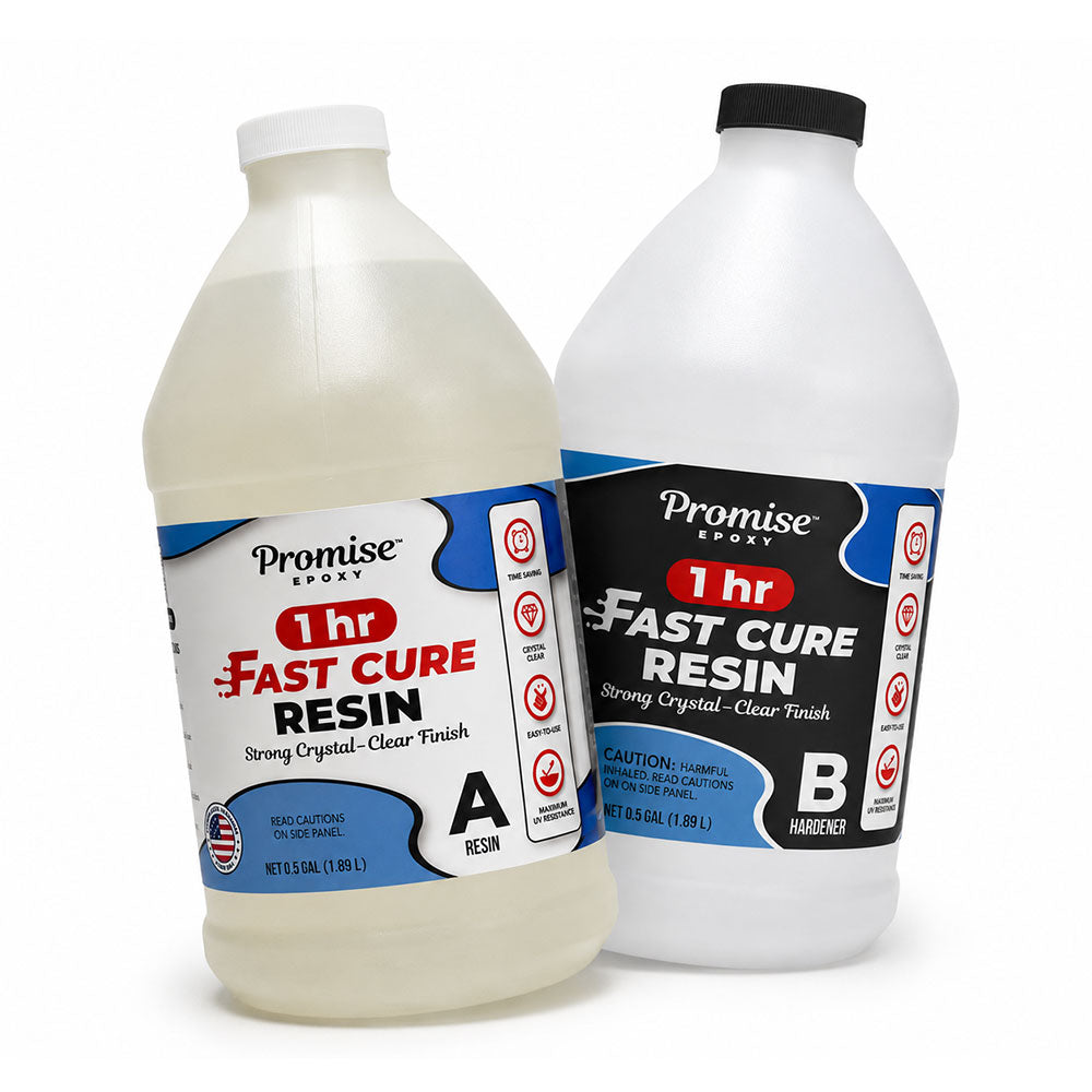Promise 1-Hour Fast Cure Resin – Cosmetic Color Variance – 1-Gallon Kit