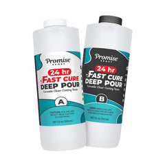 Promise Epoxy Fast Cure Deep Pour resin kit bottles
