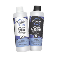 Promise Epoxy UV-Art resin kit bottles